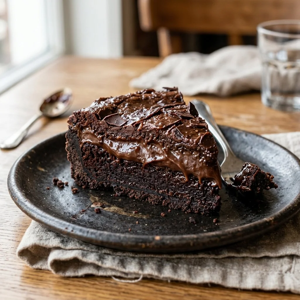 Delicious Mississippi Mud Pie with chocolate and marshmallow layers in a crust.