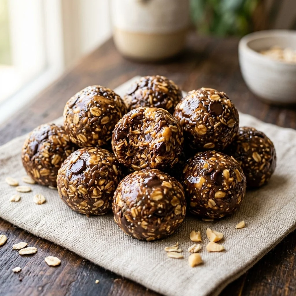 Homemade Peanut Butter Protein Balls for a nutritious snack