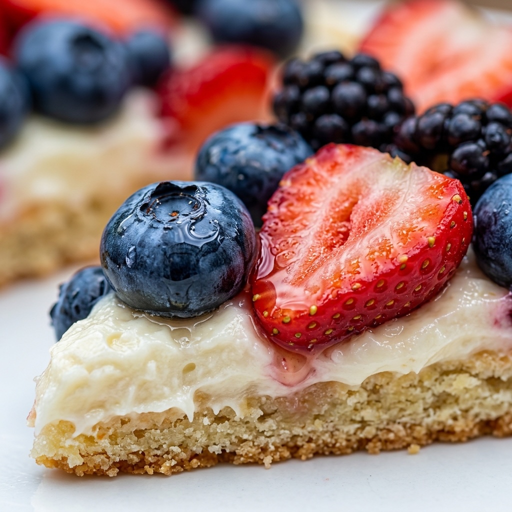 4th of July fruit pizza