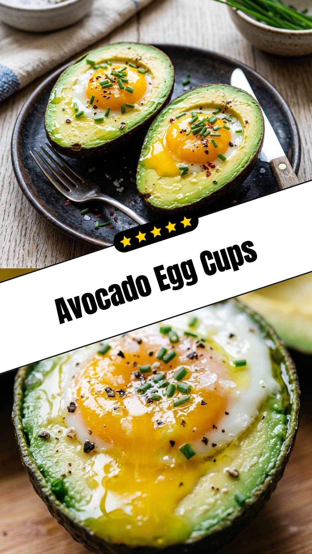Avocado Egg Cups - pin