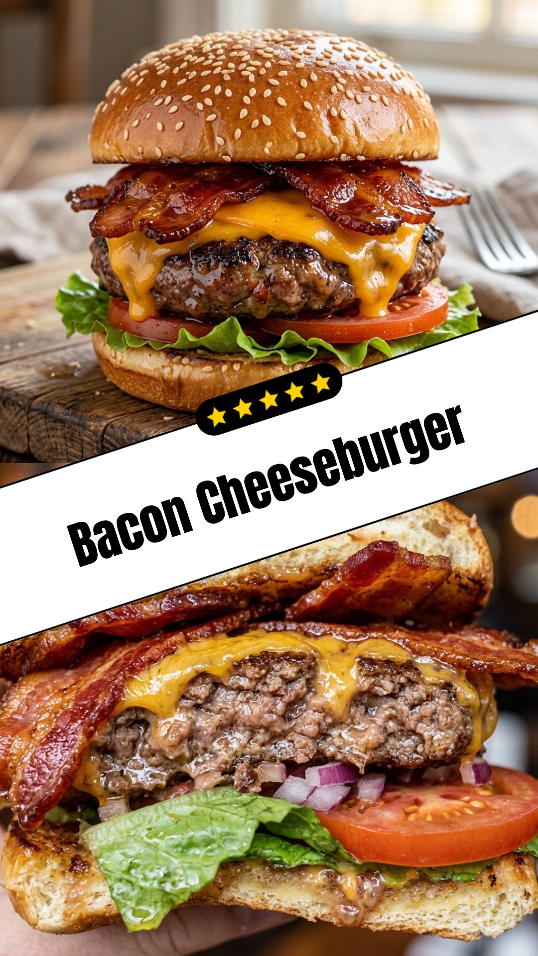 Bacon Cheeseburger - pin