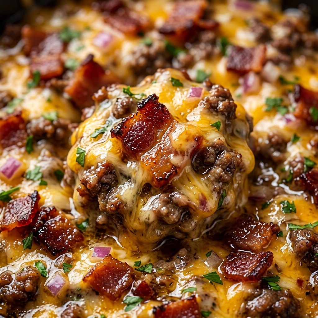Bacon Cheeseburger Dip
