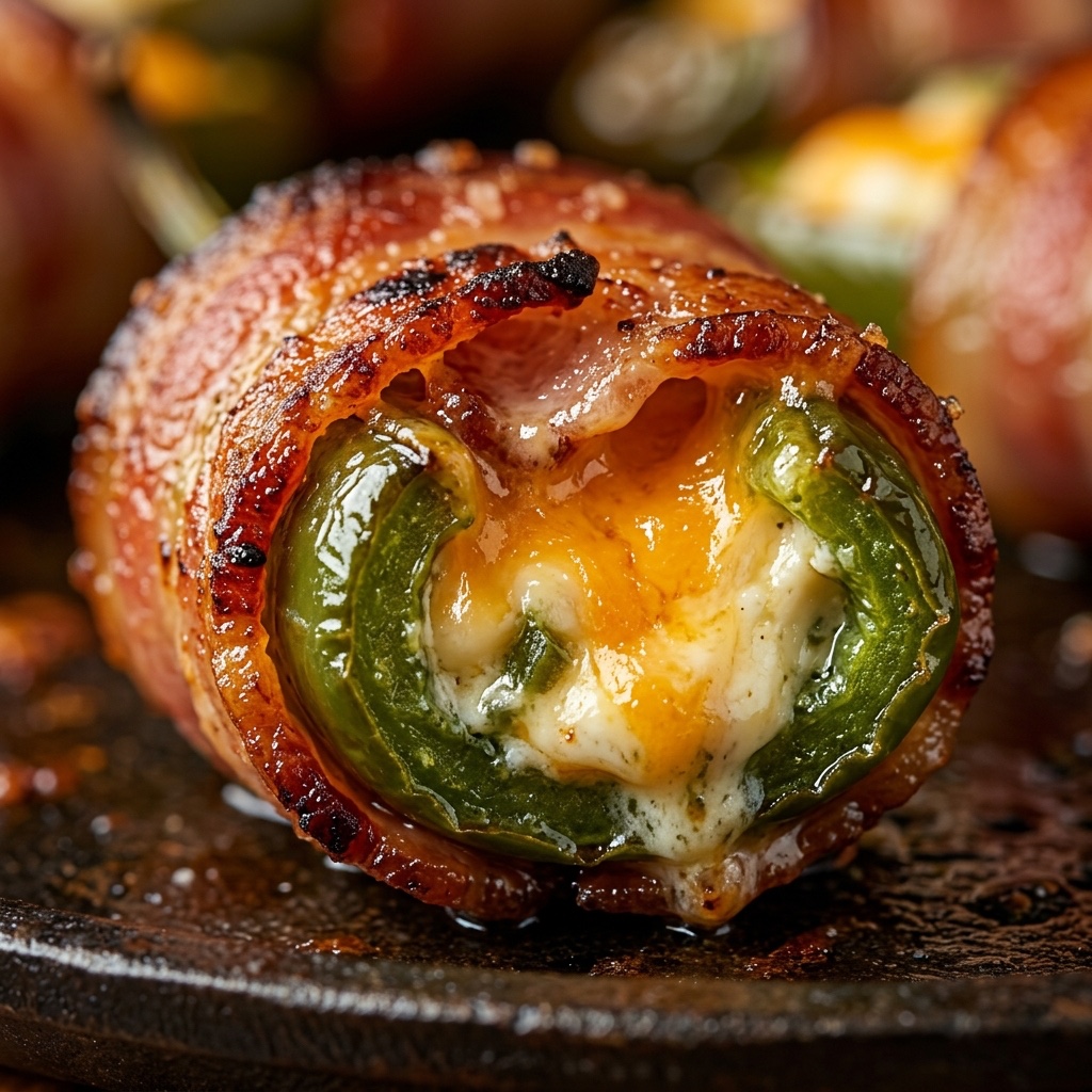 Bacon Wrapped Jalapeño Poppers