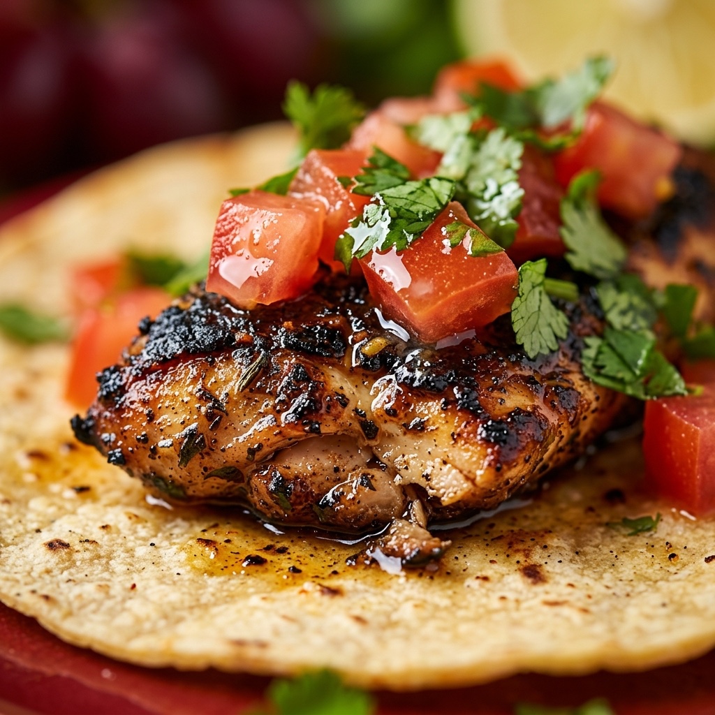 Blackened Chicken Tacos