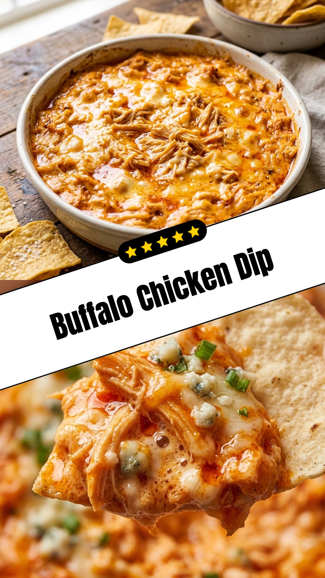 Buffalo Chicken Dip - pin