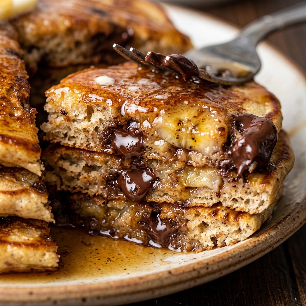 Chocolate Chip Banana Pancakes