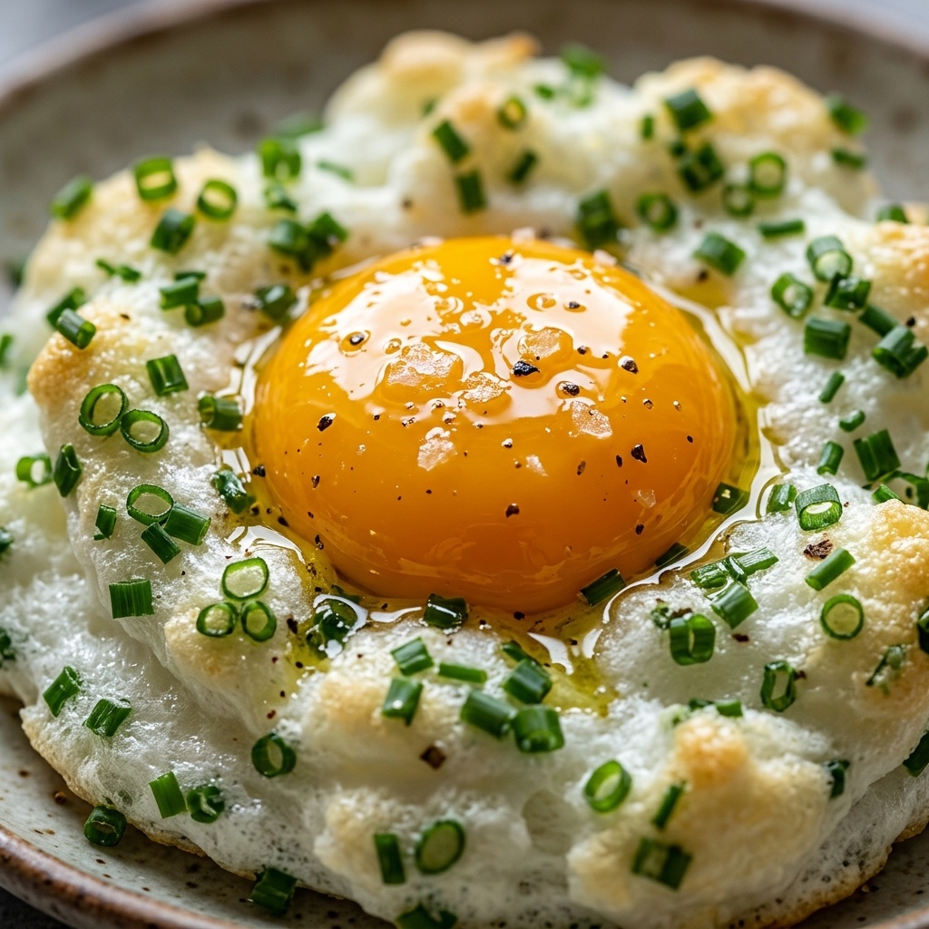 Cloud Eggs with Chives