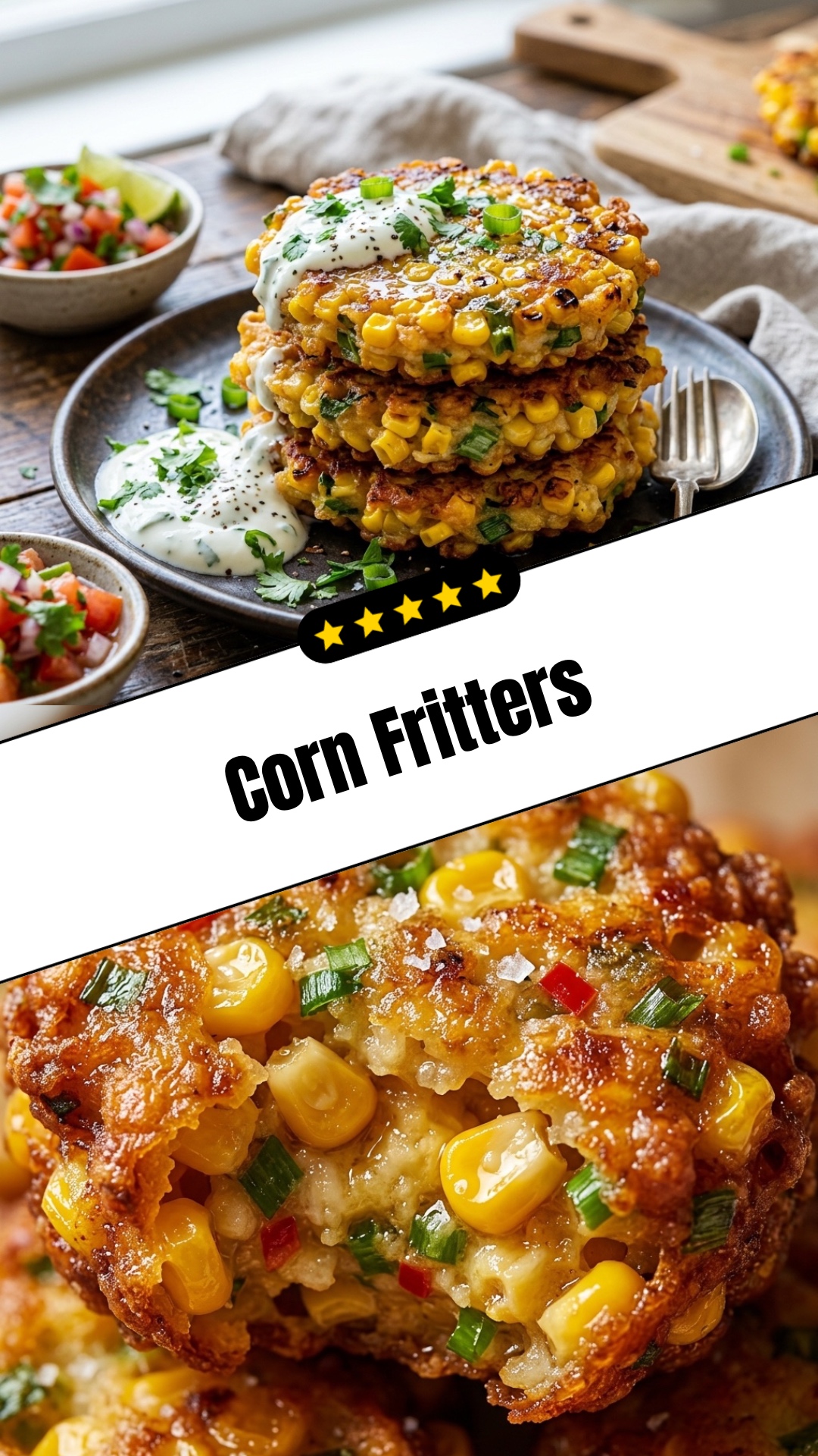 Corn Fritters - pin