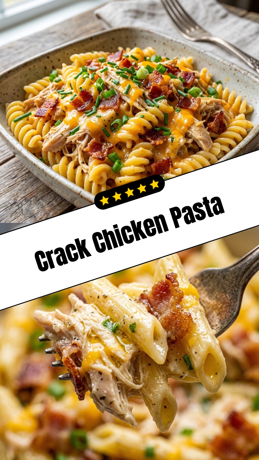 Crack Chicken Pasta - pin