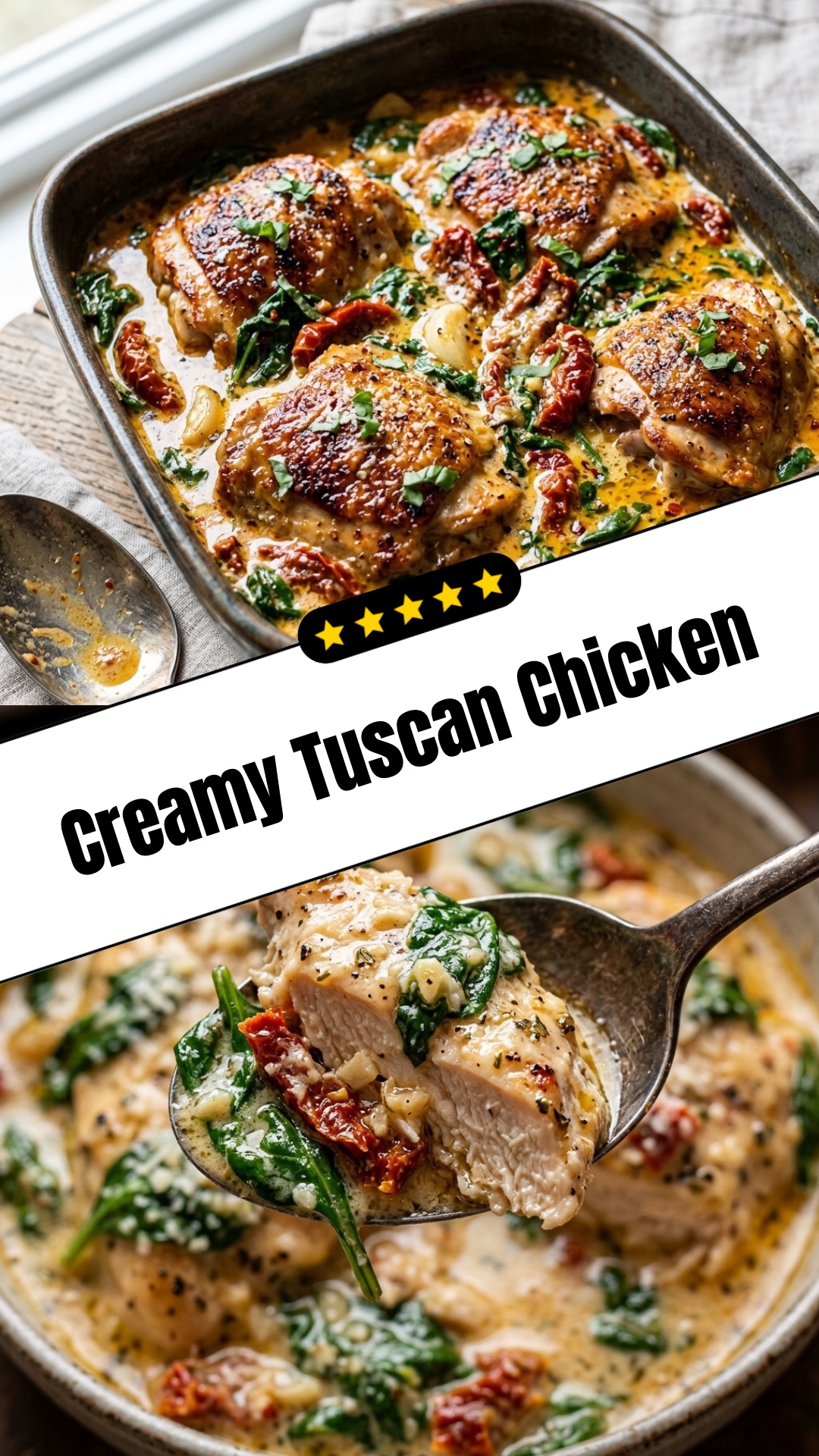 Creamy Tuscan Chicken - pin