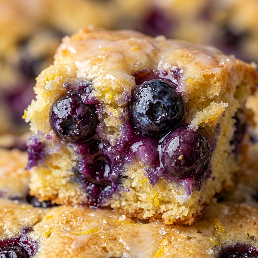 Easy Lemon Blueberry Cake
