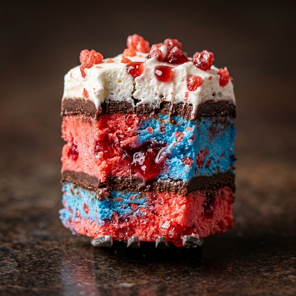 Firecracker Ice Cream Cake