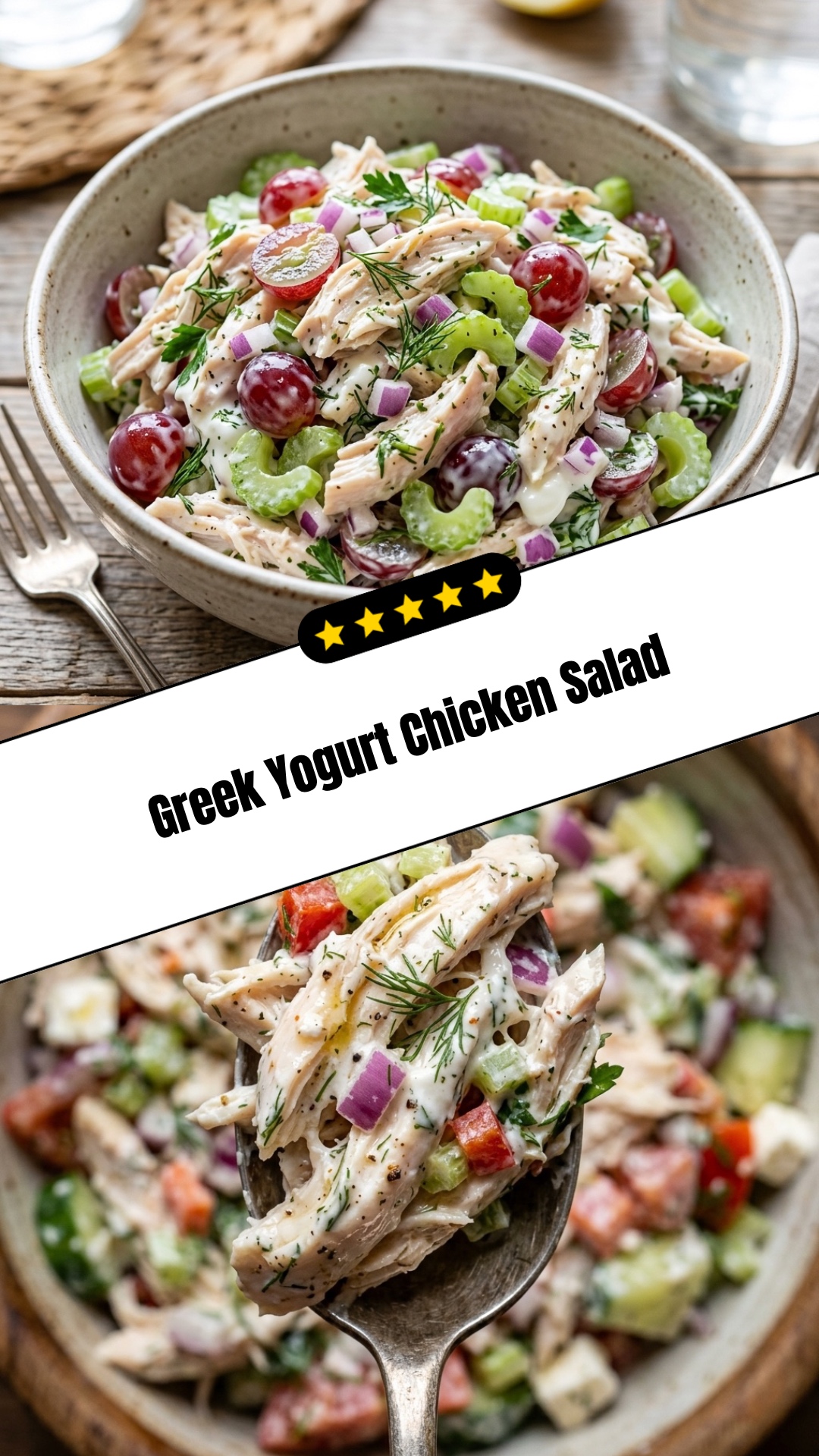 Greek Yogurt Chicken Salad - pin