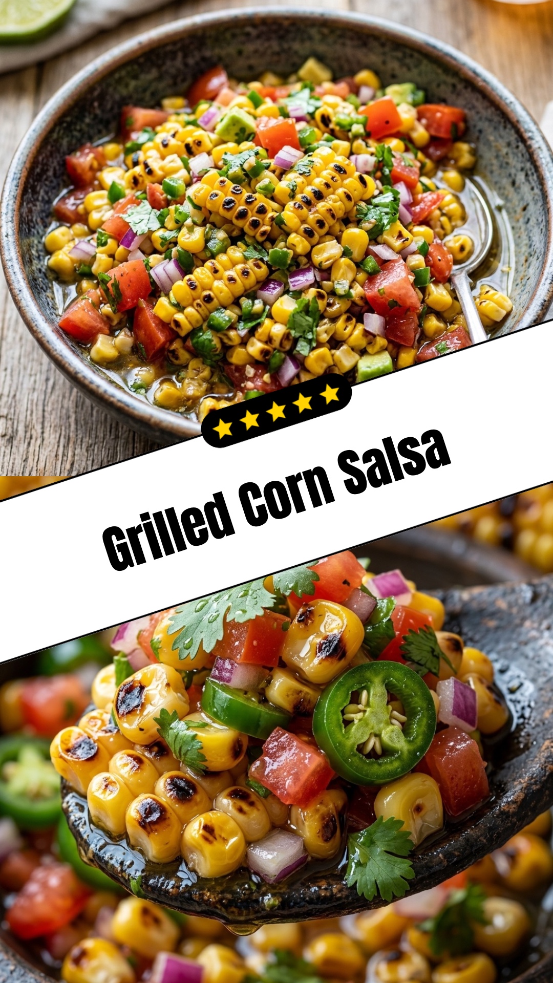 Grilled Corn Salsa - pin