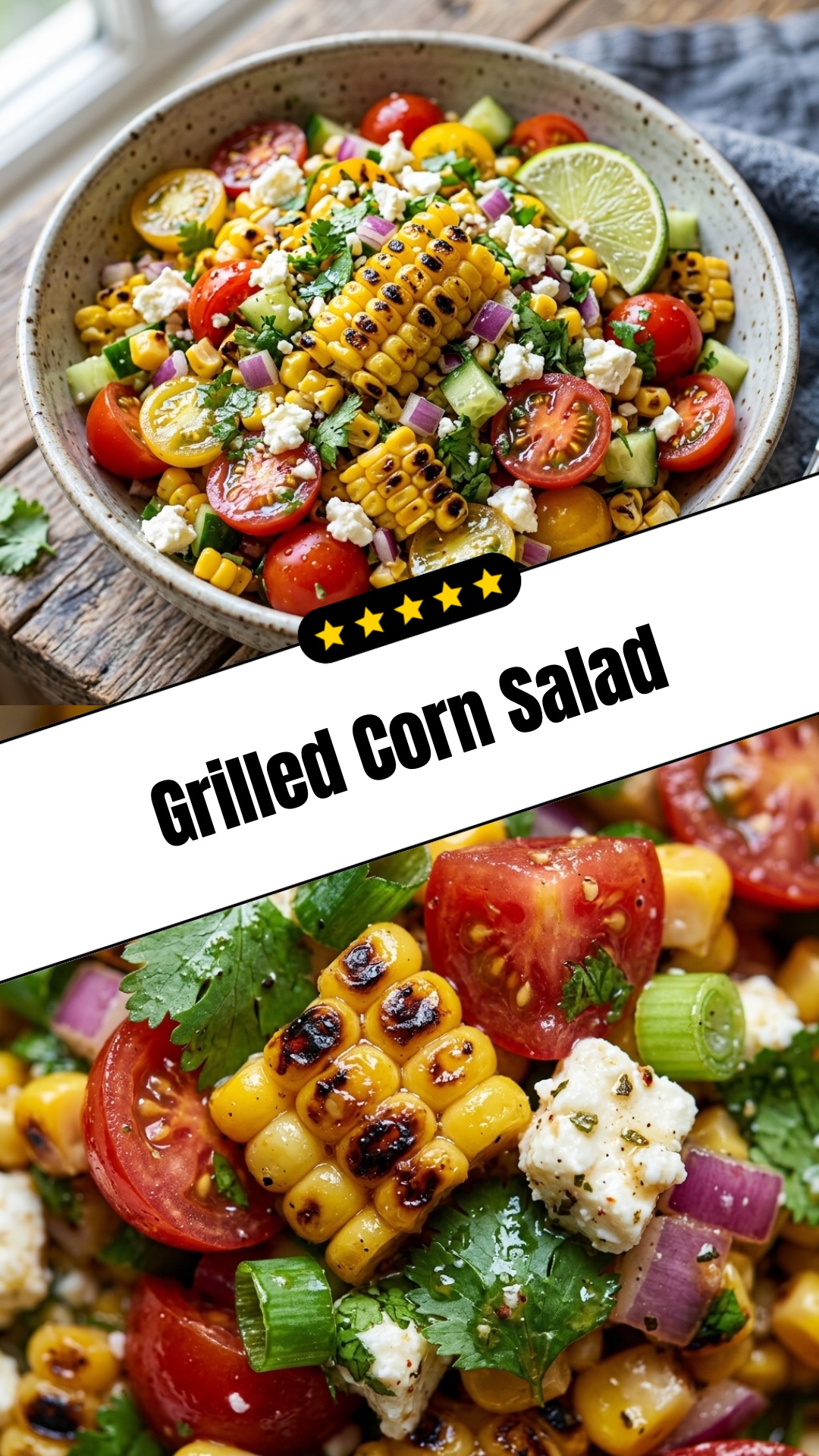 Grilled Corn Salad - pin