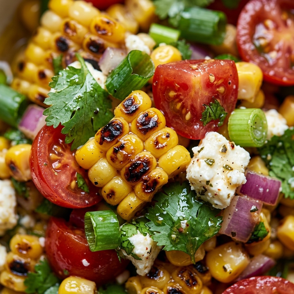 Grilled Corn Salad