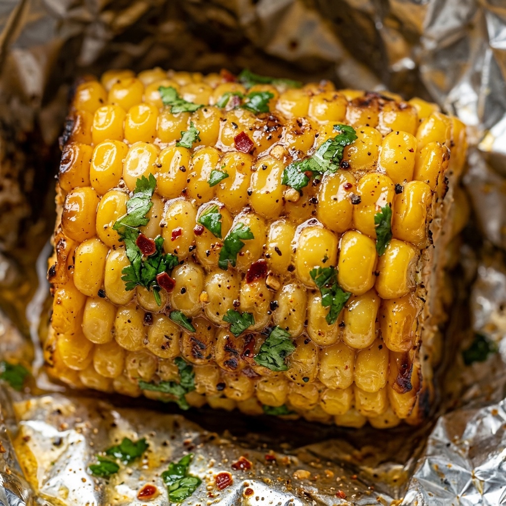 Grilled Corn on the Cob Foil Packets