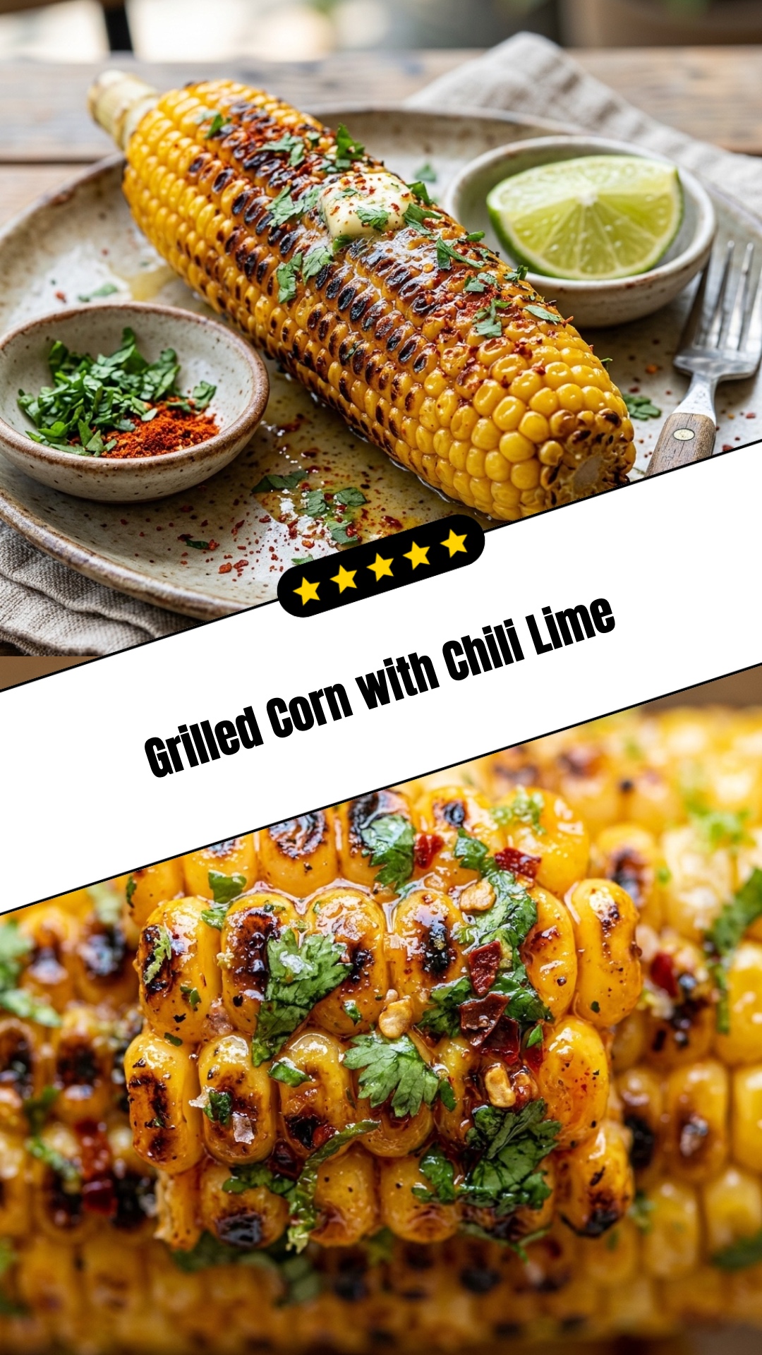 Grilled Corn with Chili Lime - pin