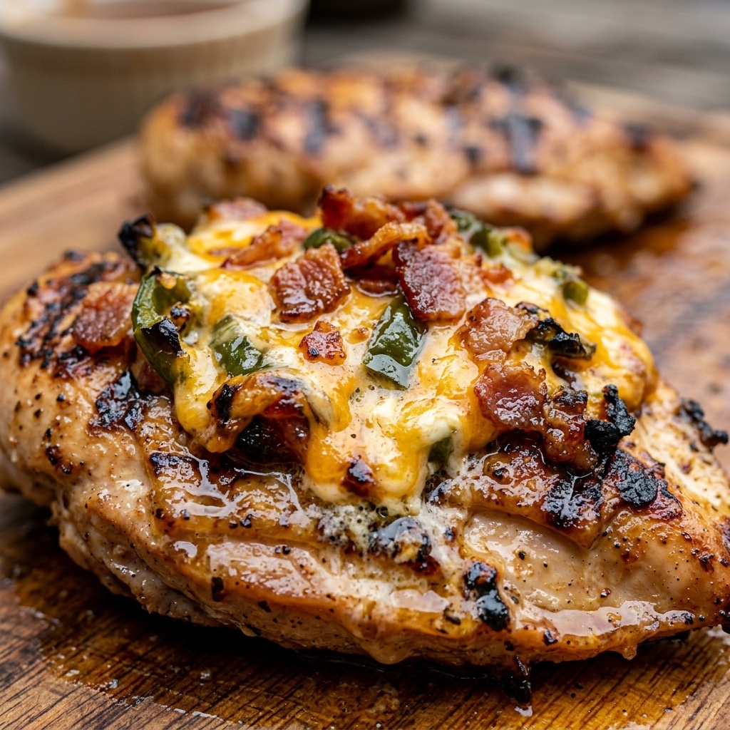 Grilled Jalapeño Popper Chicken