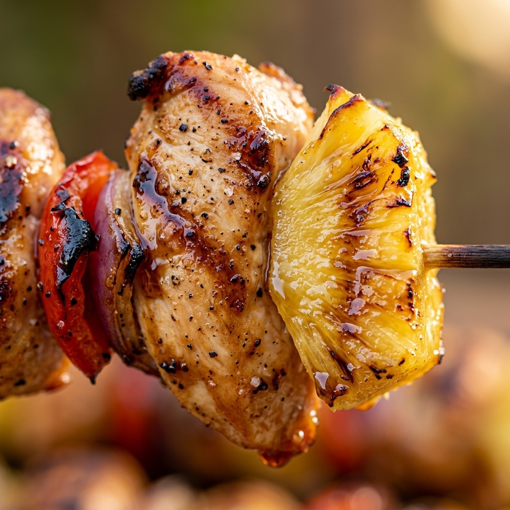 Grilled Pineapple Chicken Kabobs
