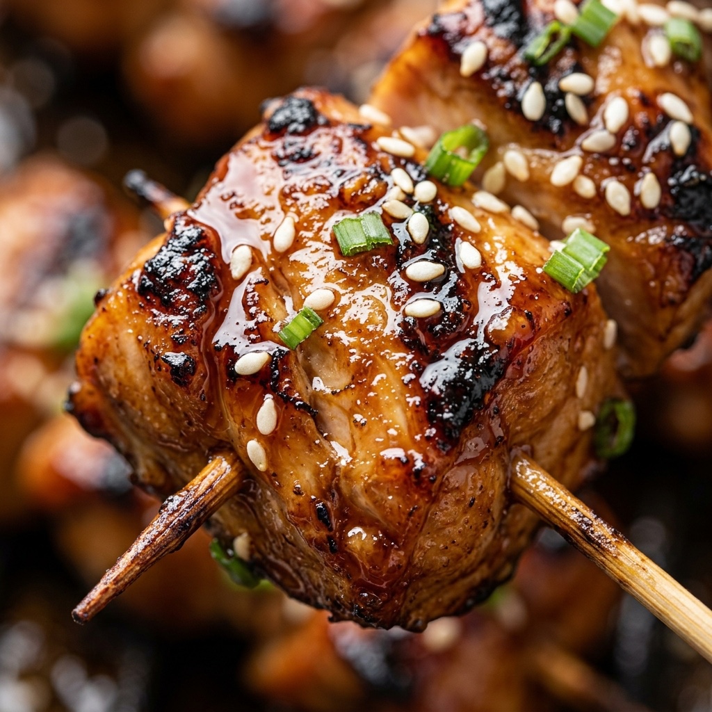 Grilled Teriyaki Chicken Skewers
