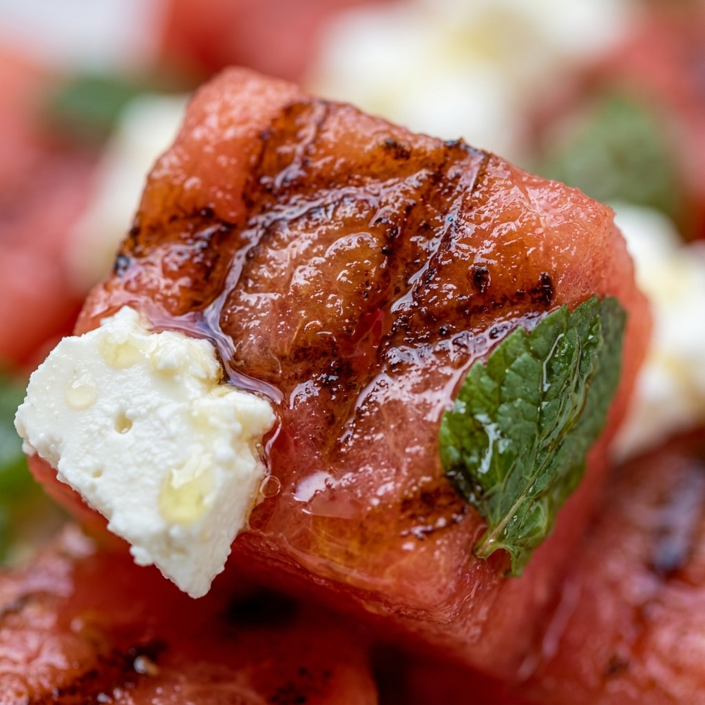 Grilled Watermelon and Feta Breakfast