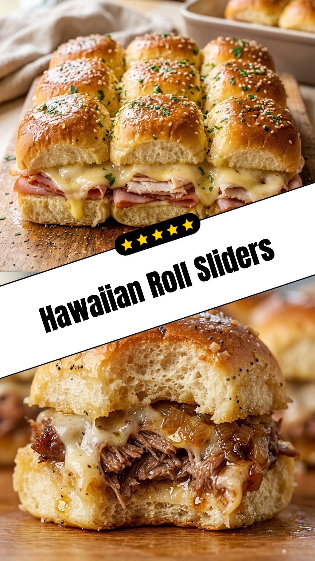 Hawaiian Roll Sliders - pin