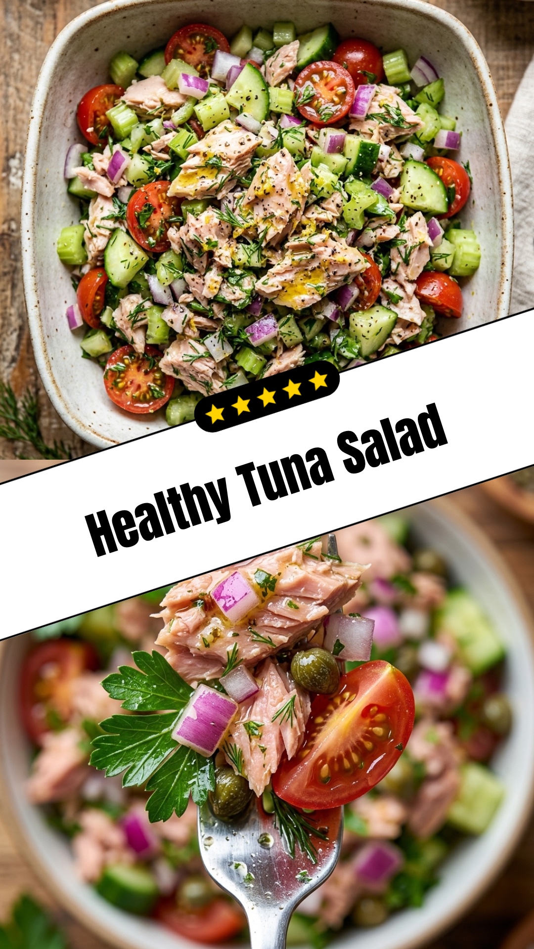 Healthy Tuna Salad - pin