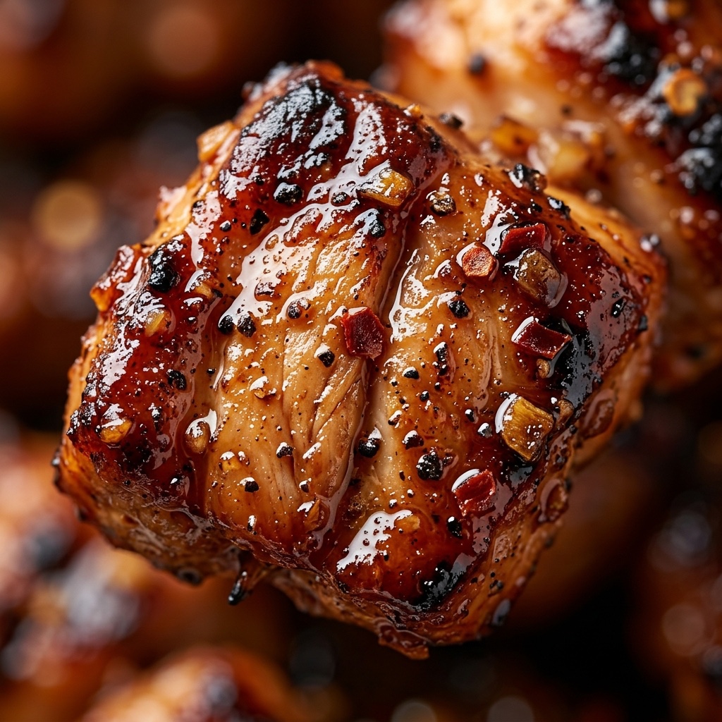 High Protein BBQ Chicken Skewers