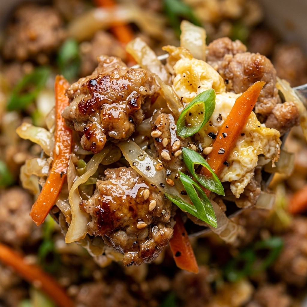 High Protein Egg Roll Bowl
