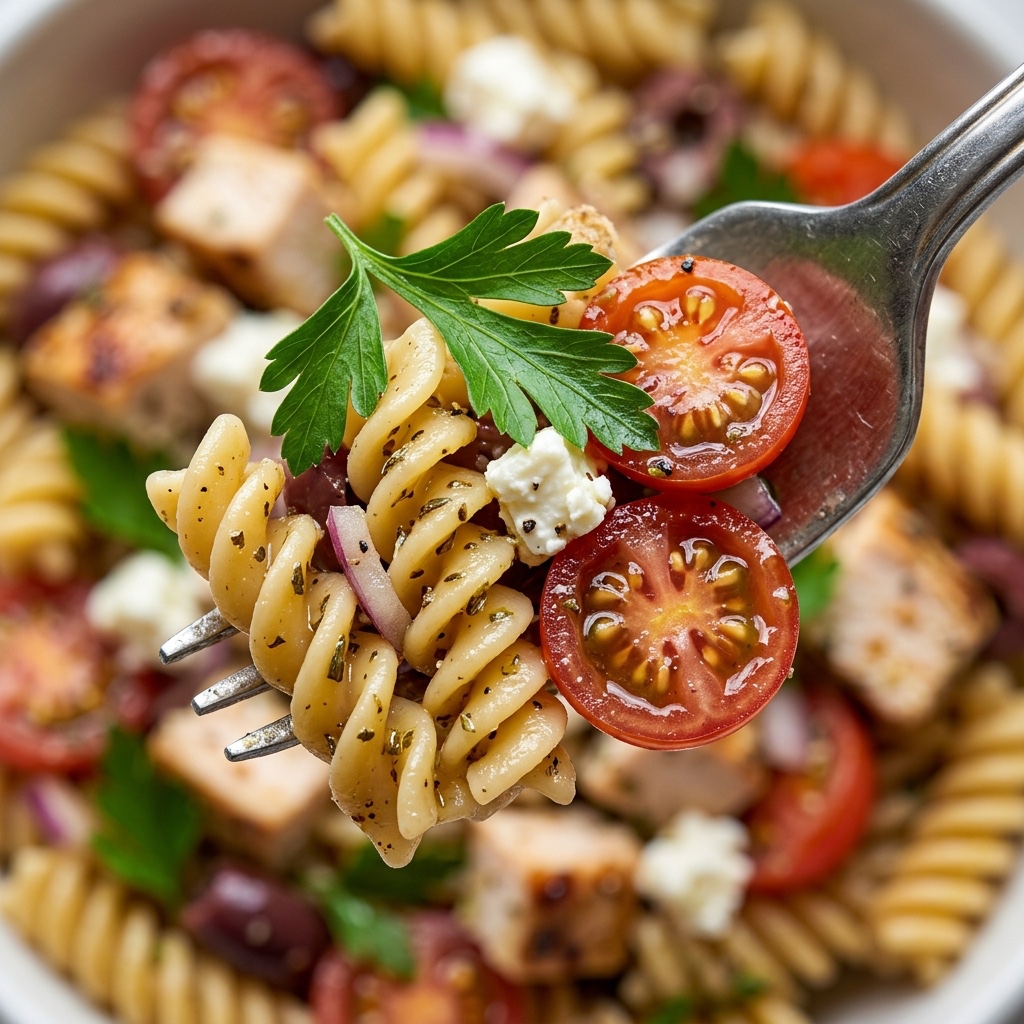High Protein Pasta Salad