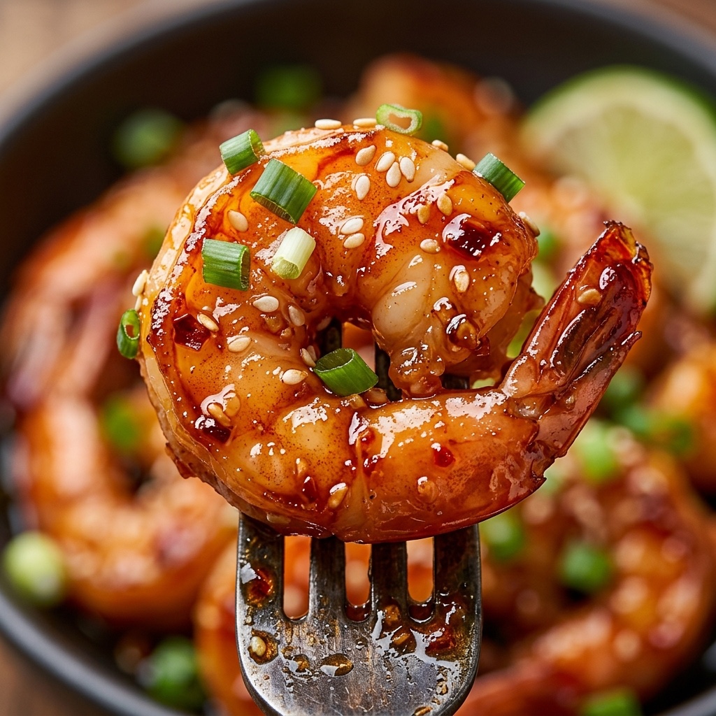 Honey Sriracha Shrimp