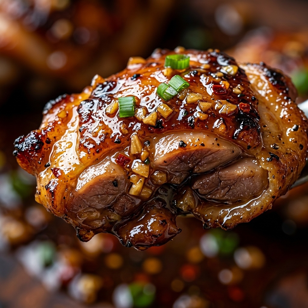Honey Garlic Chicken Thighs