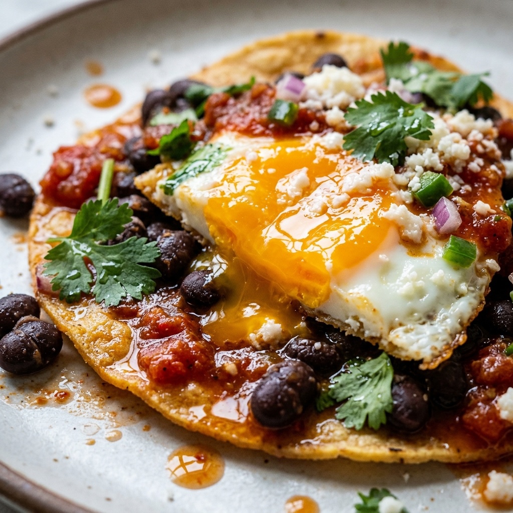 Huevos Rancheros with Black Beans