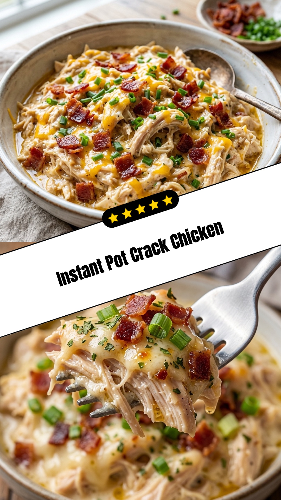 Instant Pot Crack Chicken - pin