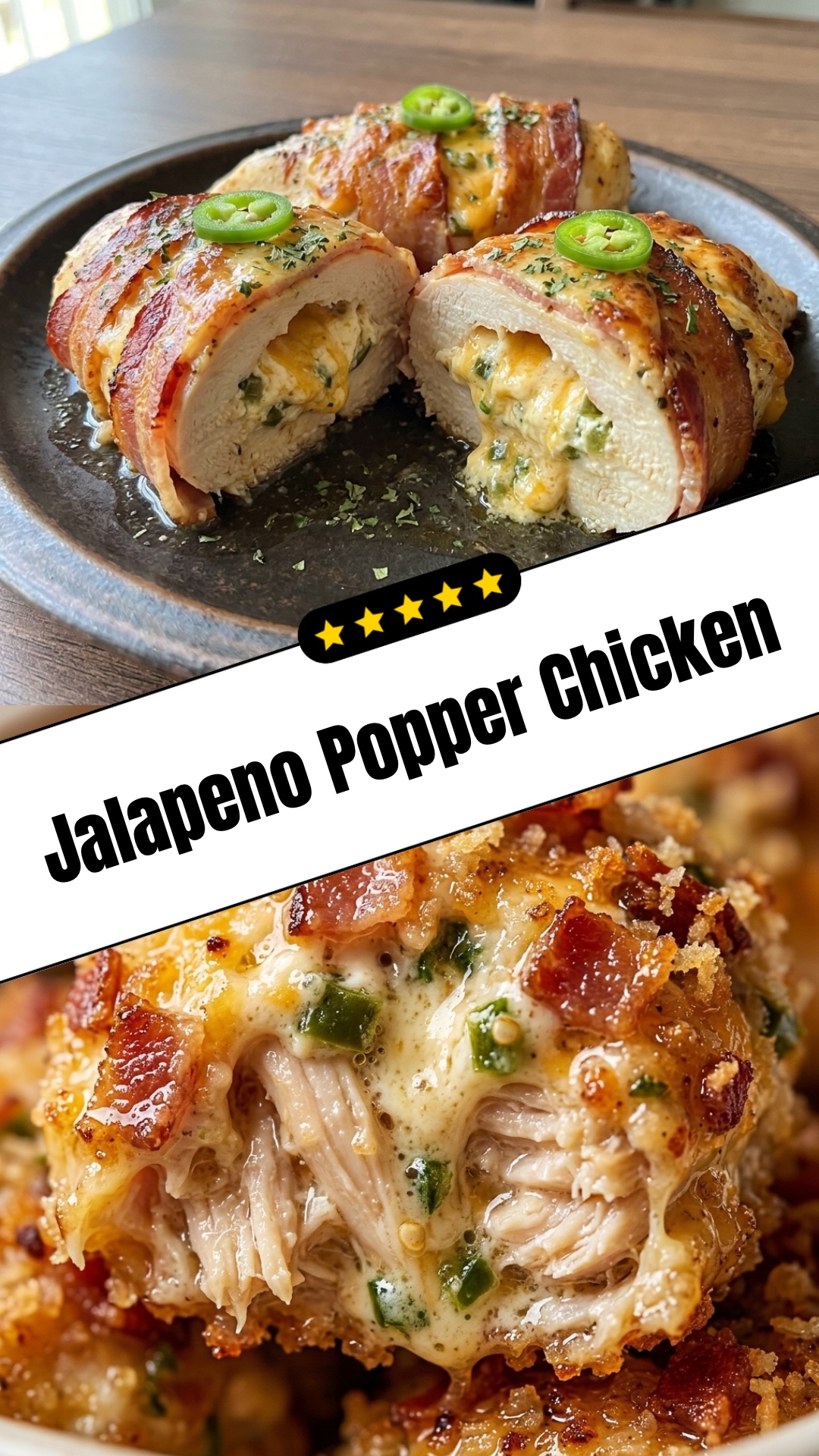 Jalapeno Popper Chicken - pin