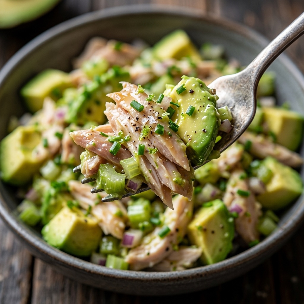Keto Avocado Chicken Salad