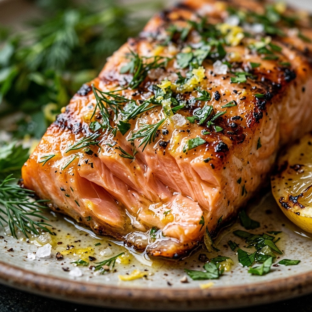 Lemon Herb Grilled Salmon