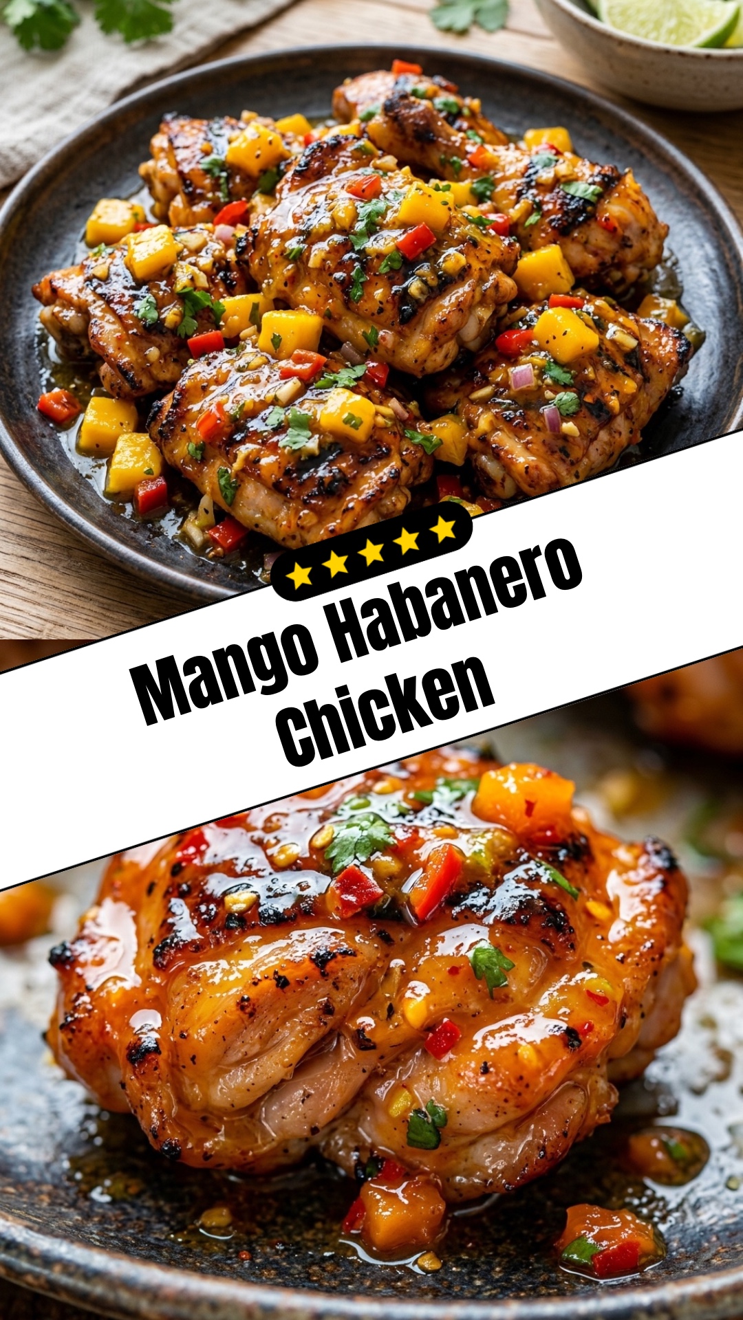 Mango Habanero Chicken - pin