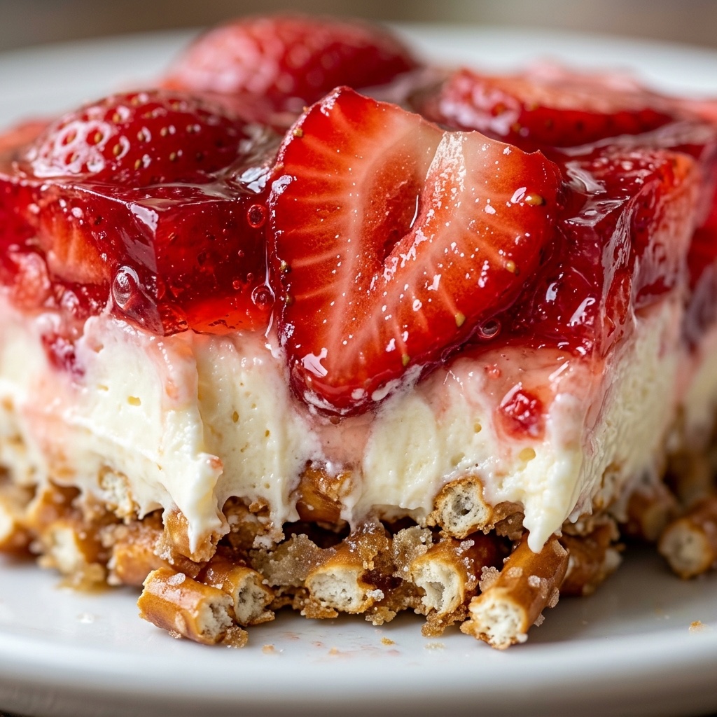 Strawberry Pretzel Salad