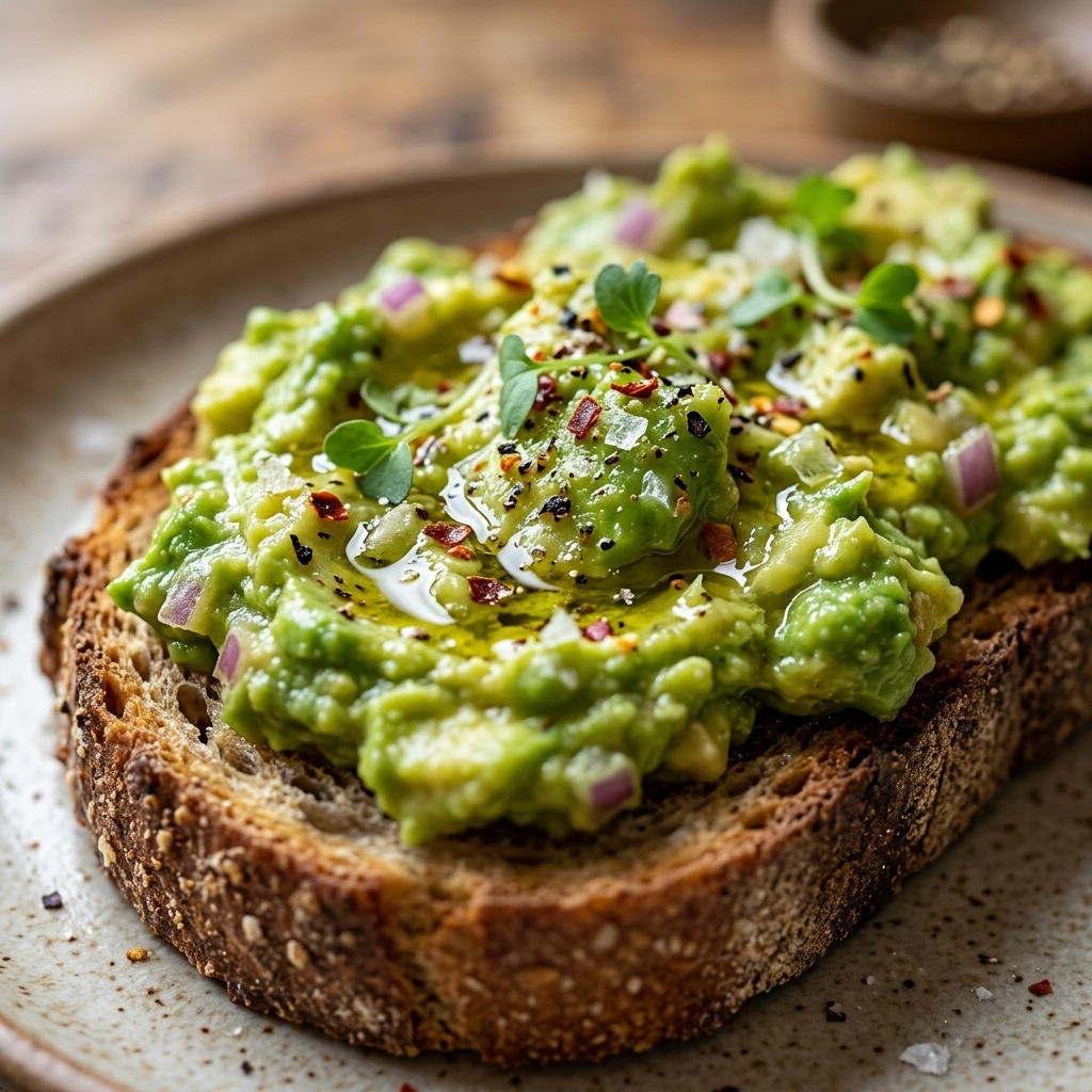 Smashed Avocado on Sourdough