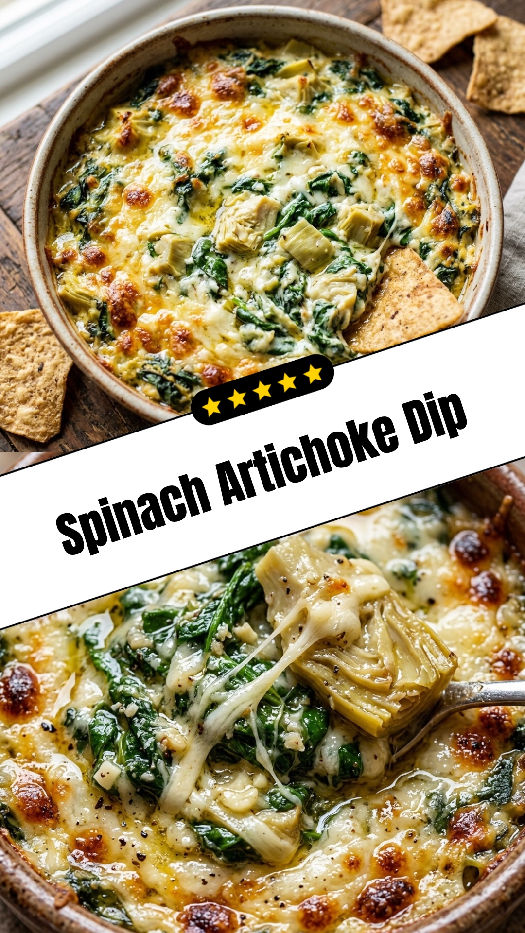 Spinach Artichoke Dip - pin