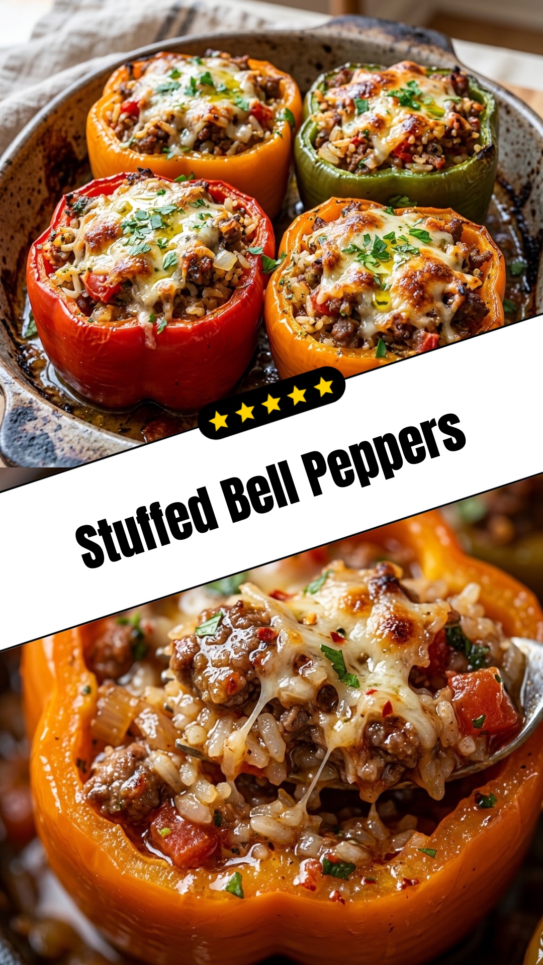 Stuffed Bell Peppers - pin