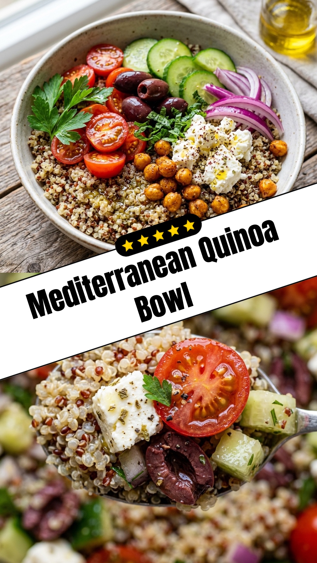 Mediterranean Quinoa Bowl - pin