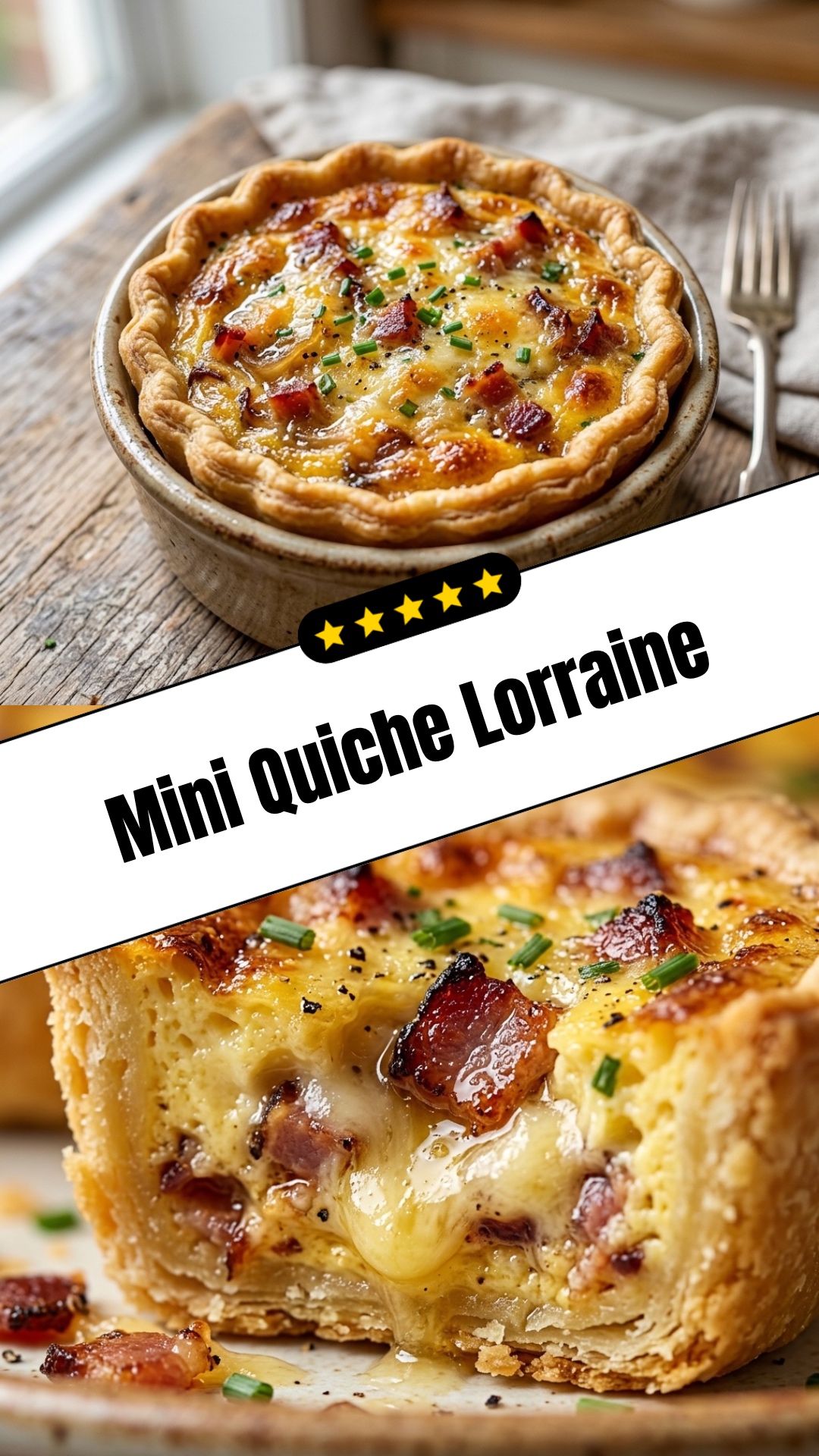Mini Quiche Lorraine - pin