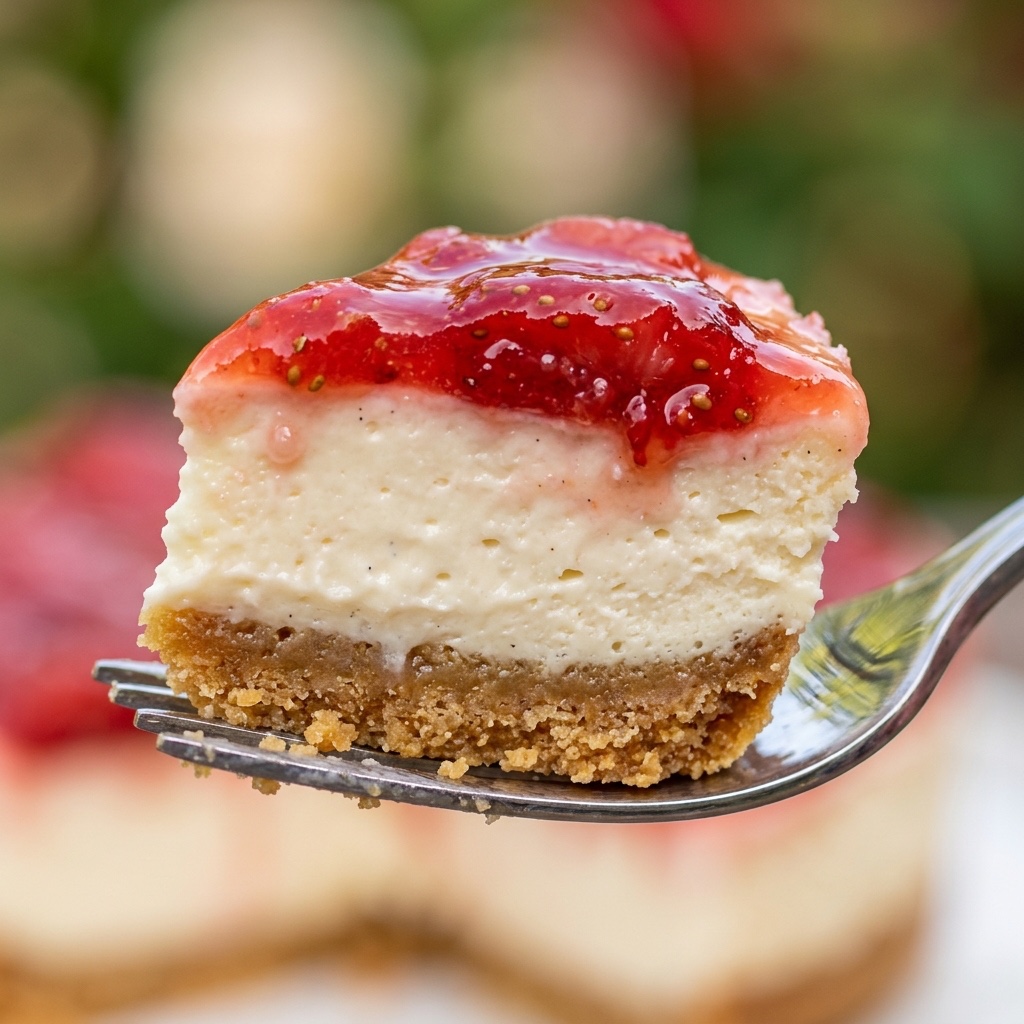No-Bake Strawberry Cheesecake