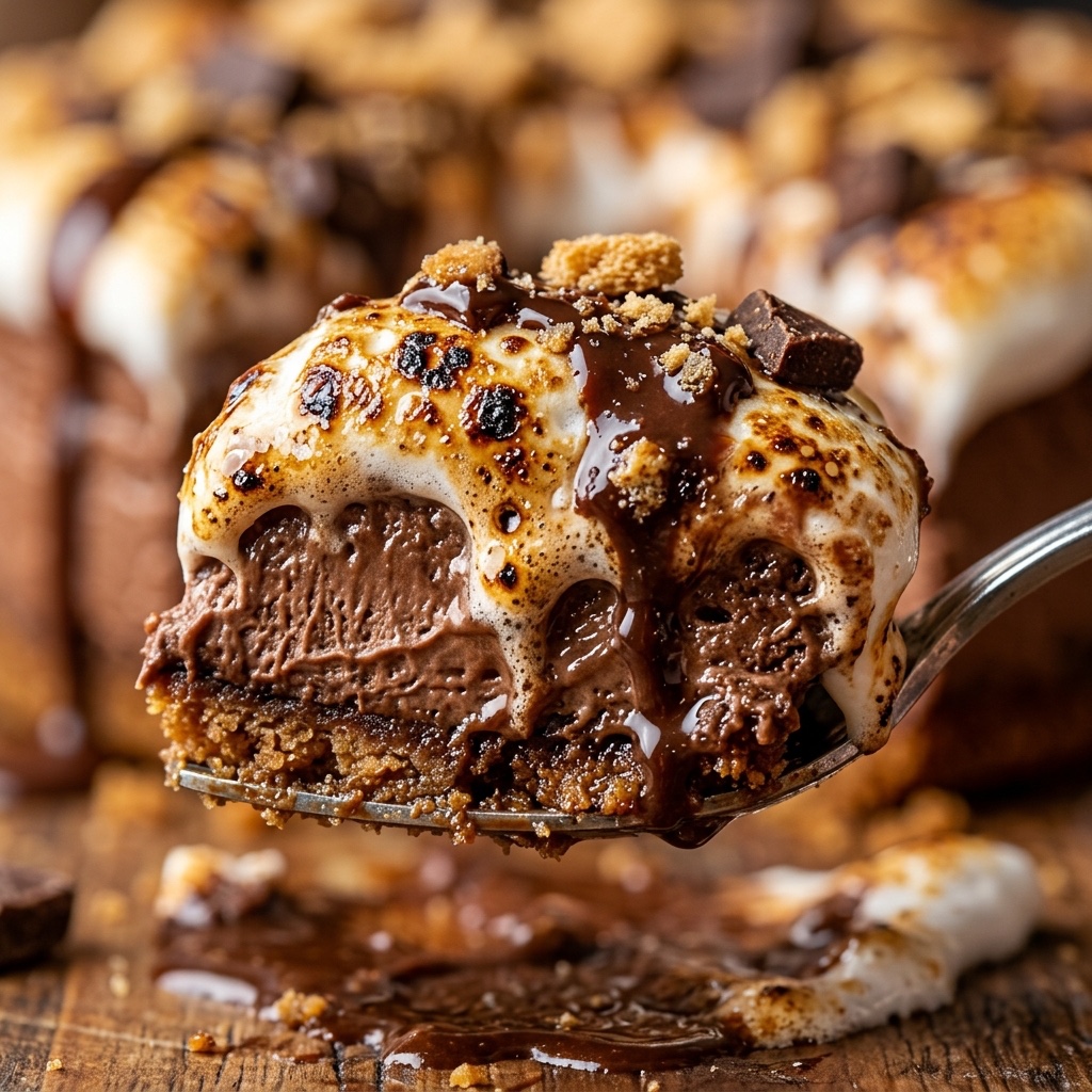 No Bake S'mores Cheesecake