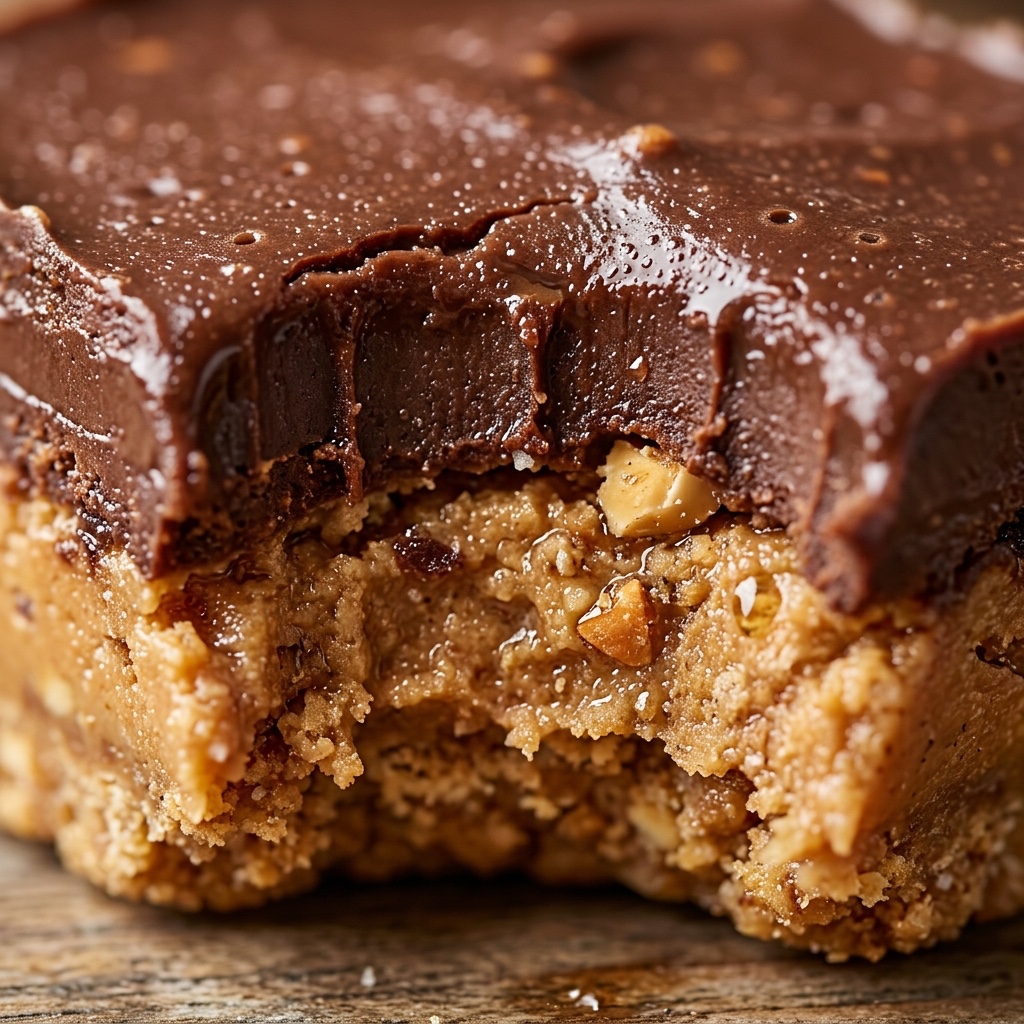 No Bake Chocolate Peanut Butter Bars