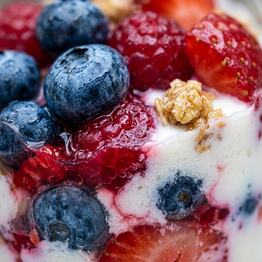 Patriotic Fruit Parfait