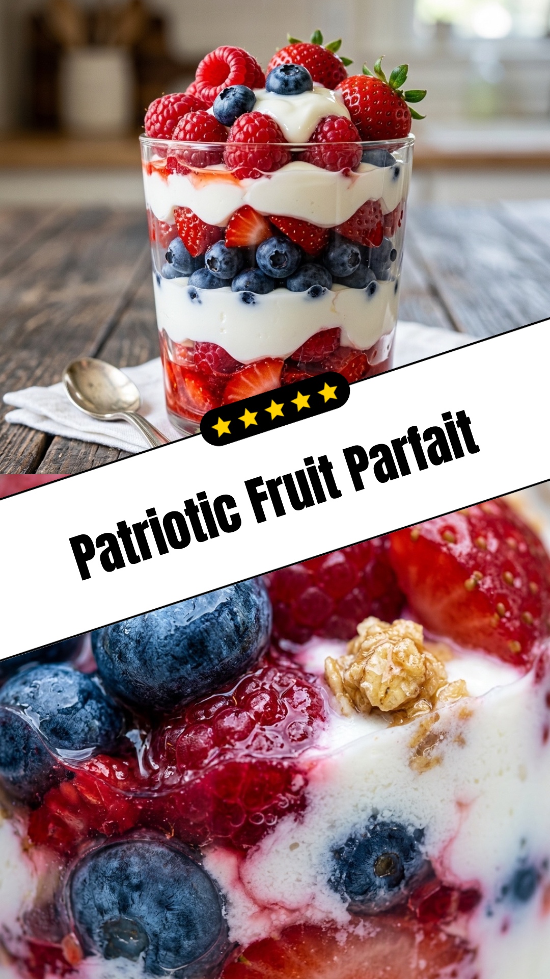 Patriotic Fruit Parfait - pin